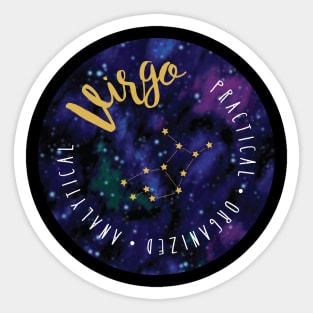 Virgo Zodiac Sticker